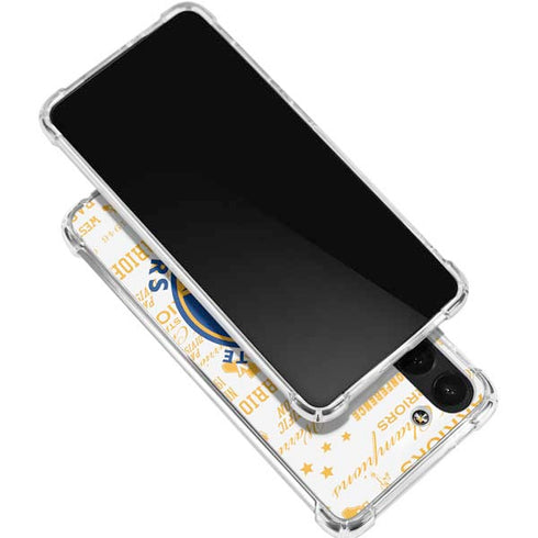 NBA Golden State Warriors Historic Blast Galaxy S24 FE Clear Case